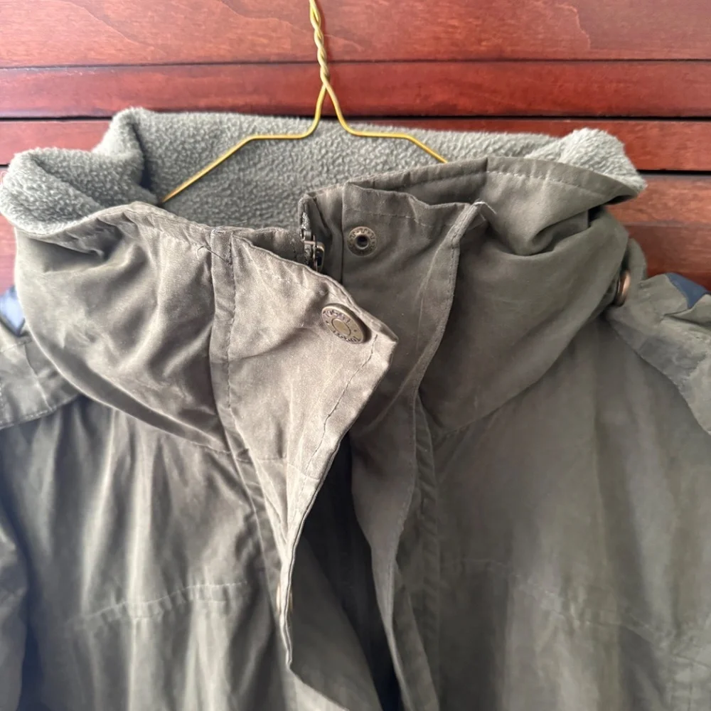 Toggi Field Jacket - Hooded Utility Parka - olive green - Size Medium